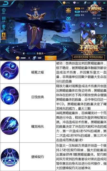 东皇带什么技能好,东皇带什么技能好用