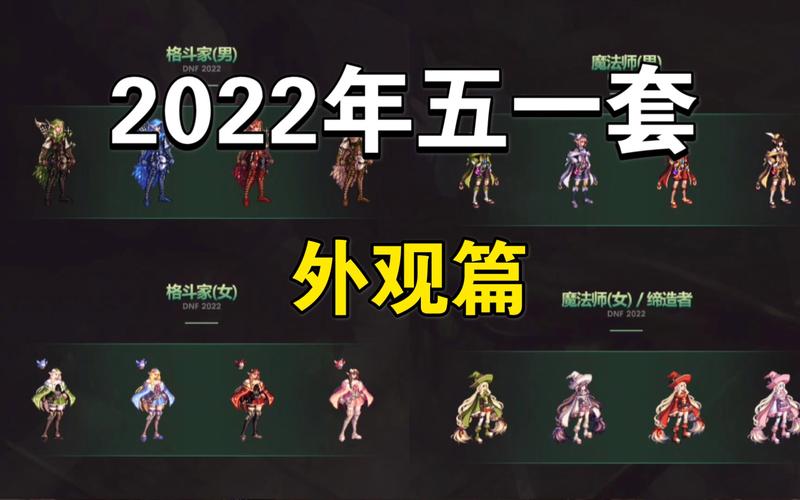 DNF2022五一套装扮黑色典藏版外观及获取方法分享