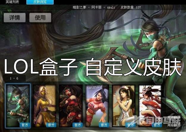 lol自定义皮肤怎样使用!求教程