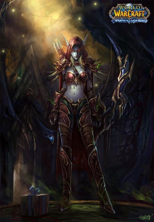 魔兽世界7.0宣传片里飞船上的黑暗游侠是是谁?不会是希尔瓦娜斯吧?为什么...