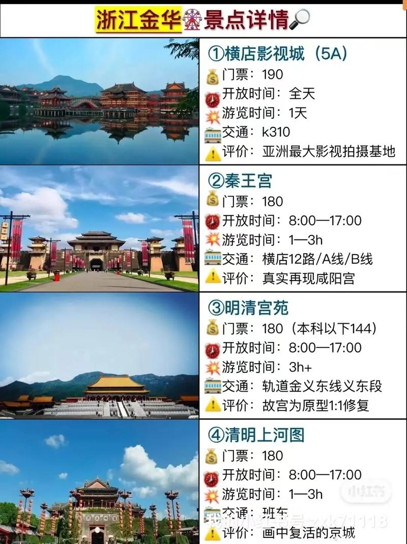 武汉到横店影视城的旅游攻略