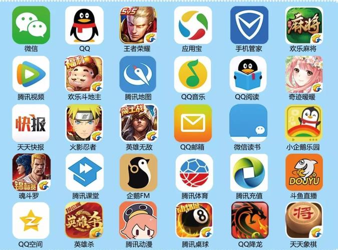 腾讯出的所有游戏大全