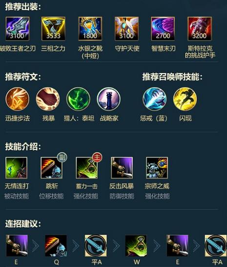 符文之地手游武器大师贾克斯玩法攻略介绍_符文之地手游武器大师贾克斯...