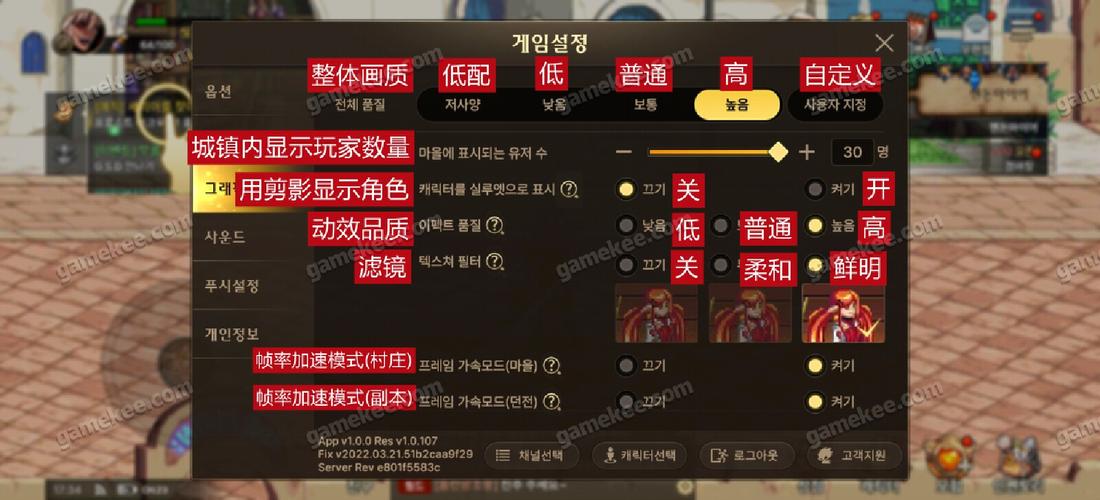 dnf手游韩服怎么设置成中文